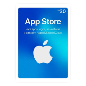 Gift Card Aple Store - R$ 30,00