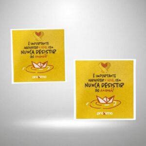 Kit adesivos Setembro amarelo (2 unidades)
